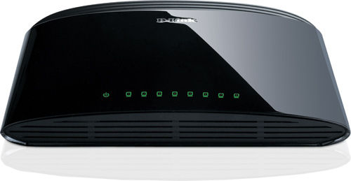 D-Link DES-1008E network switch Black