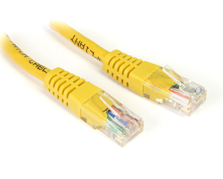 StarTech.com 35ft Cat5e networking cable Yellow 10.7 m
