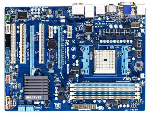 GIGABYTE GA-A75-D3H AMD A75 Socket FM1 ATX