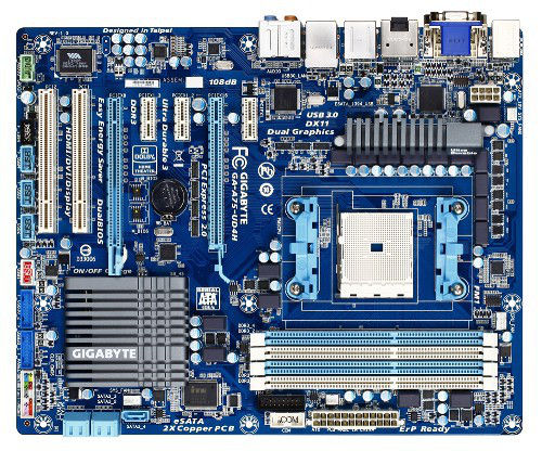 GIGABYTE GA-A75-UD4H AMD A75 Socket FM1 ATX