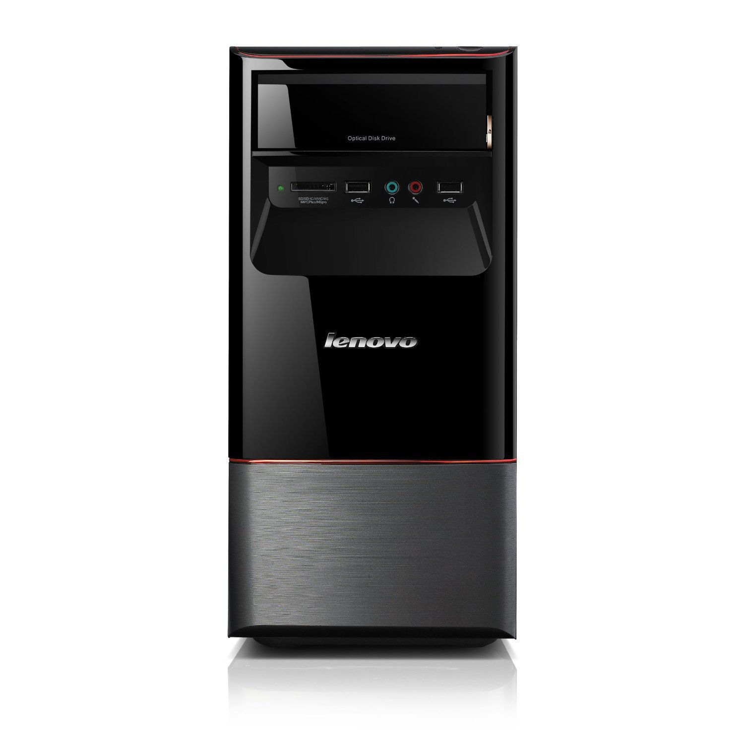 Lenovo Essential H420 Intel® Pentium® G620 4 GB DDR3-SDRAM 1 TB Windows 7 Home Premium Tower PC Black