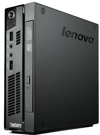 Lenovo ThinkCentre M92 Intel® Core™ i3 i3-3220T 4 GB DDR3-SDRAM 500 GB Windows 7 Professional USFF PC Black