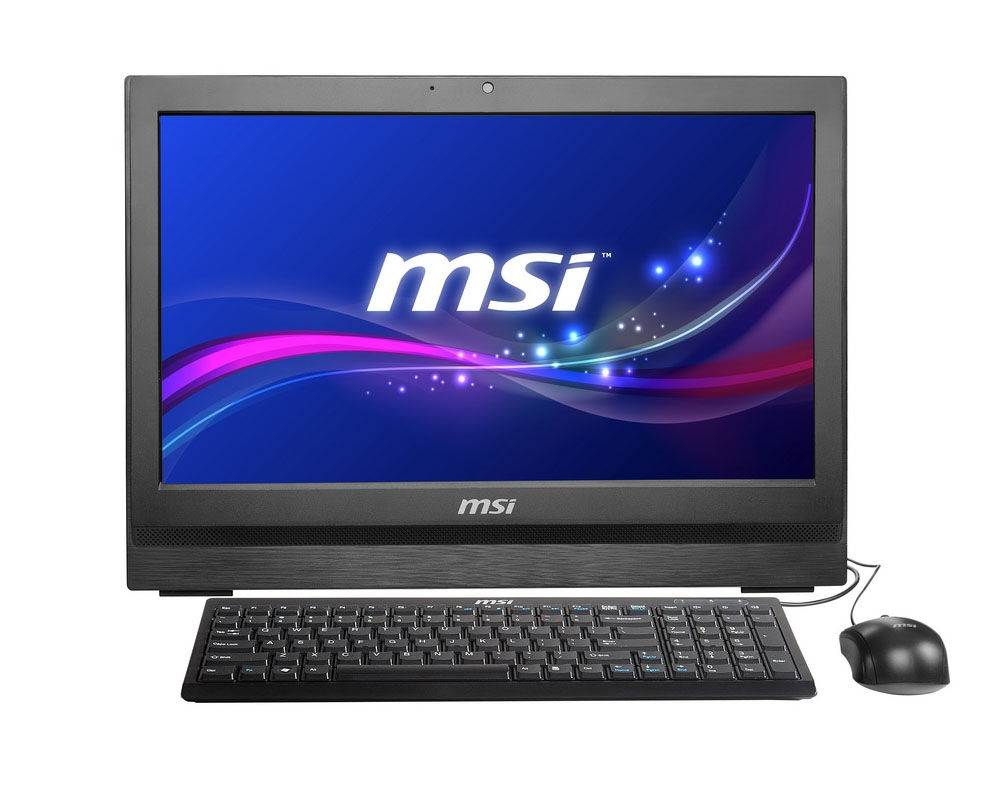 MSI Wind Top AP2011-017NL Intel® Pentium® G620 50.8 cm (20") 1600 x 900 pixels Touchscreen All-in-One PC 2 GB DDR3-SDRAM 500 GB HDD Windows 7 Home Premium Wi-Fi 4 (802.11n) Black