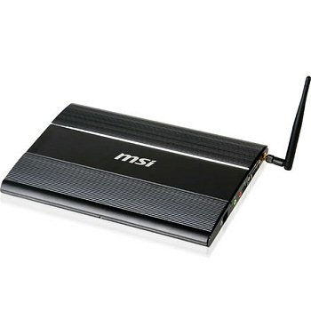 MSI Wind Box II Plus 9A45-D2523 Intel Atom® D2550 2 GB DDR3-SDRAM 320 GB HDD USFF PC Black