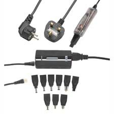 Targus Home/Office 70W Laptop Power Adapter & Digital Accessory Powering System power adapter/inverter Black