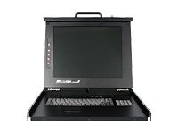 StarTech.com 1U 17" Rackmount LCD Console with 8 Port Multi-Platform KVM