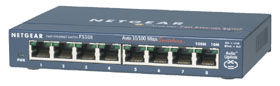 NETGEAR 8 Port Fast Ethernet Network Switch (4 Pack) Unmanaged