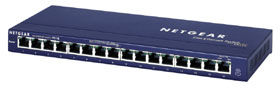 NETGEAR 16 Port Fast Ethernet Network Switch (4 Pack) Unmanaged