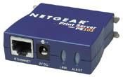 NETGEAR met 1 parallelle aansluiting print server
