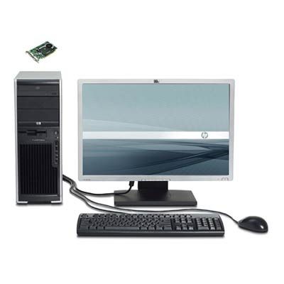 HP xw4600 Workstation with NVIDIA Quadro FX1700 Graphics Card and LP2065 LCD Monitor