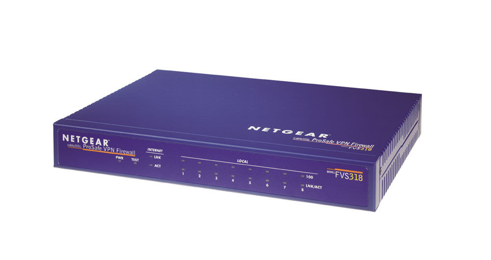 NETGEAR FVS318 wired router Fast Ethernet Purple