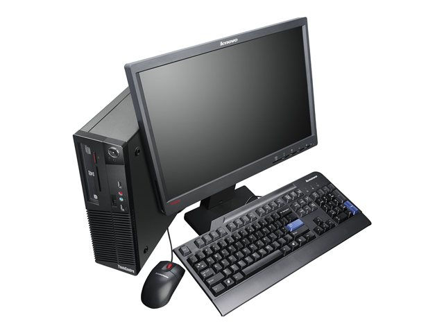 Lenovo ThinkCentre M72E Intel® Core™ i3 i3-2130 4 GB DDR3-SDRAM 500 GB HDD Windows 7 Professional SFF PC Black