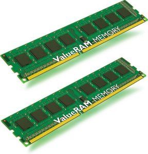Kingston Technology ValueRAM 2x2GB DDR3 1066MHz, ECC, CL7, DIMM memory module 4 GB 240-pin DIMM