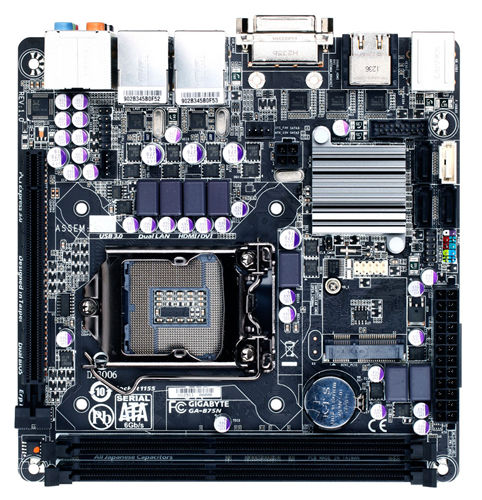 GIGABYTE GA-B75N (rev. 1.0) Intel B75 LGA 1155 (Socket H2) mini ITX