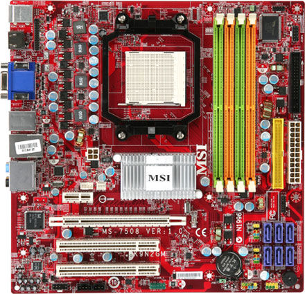 MSI K9N2GM-FIH motherboard Socket AM2 micro ATX