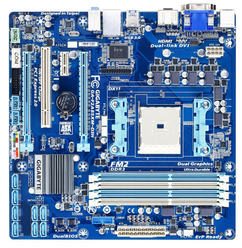 GIGABYTE GA-F2A85XM-D3H (rev. 1.0) AMD A85X Socket FM2 micro ATX