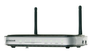 NETGEAR DGN2000 wireless router Black, Silver