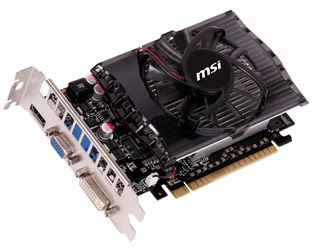 MSI N630GT-MD1GD3 graphics card NVIDIA GeForce GT 630 1 GB GDDR3