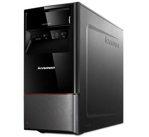 Lenovo Essential H430 Intel® Core™ i5 i5-3350P 4 GB DDR3-SDRAM 1 TB AMD Radeon HD 7570 Windows 8 Tower PC Black
