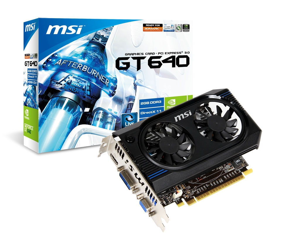MSI 912-V275-048 graphics card NVIDIA GeForce GT 640 2 GB GDDR3