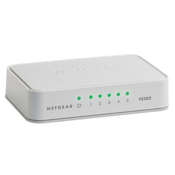 NETGEAR FS205 Unmanaged White