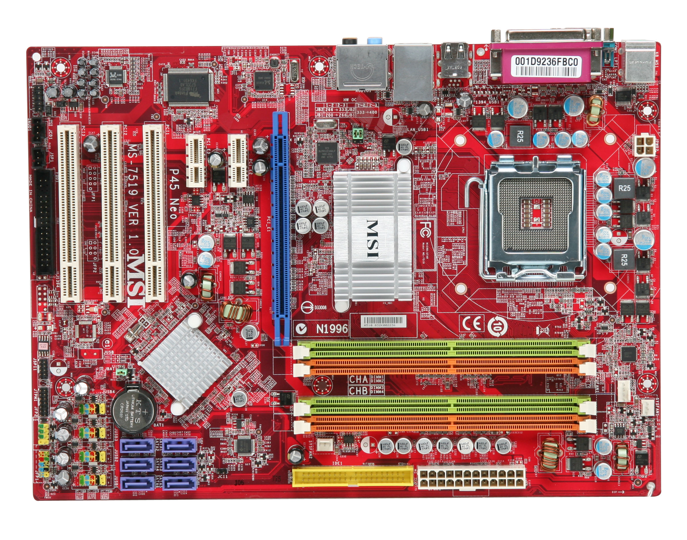 MSI P45 NEO-F motherboard LGA 775 (Socket T) ATX