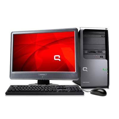 HP Compaq Presario SR5439ES-m PC with Compaq W220q 22" Widescreen Flat Panel Monitor