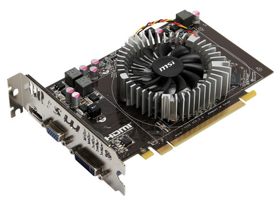 MSI R6570-MD1GD3 V2 graphics card AMD Radeon HD6570 1 GB GDDR3