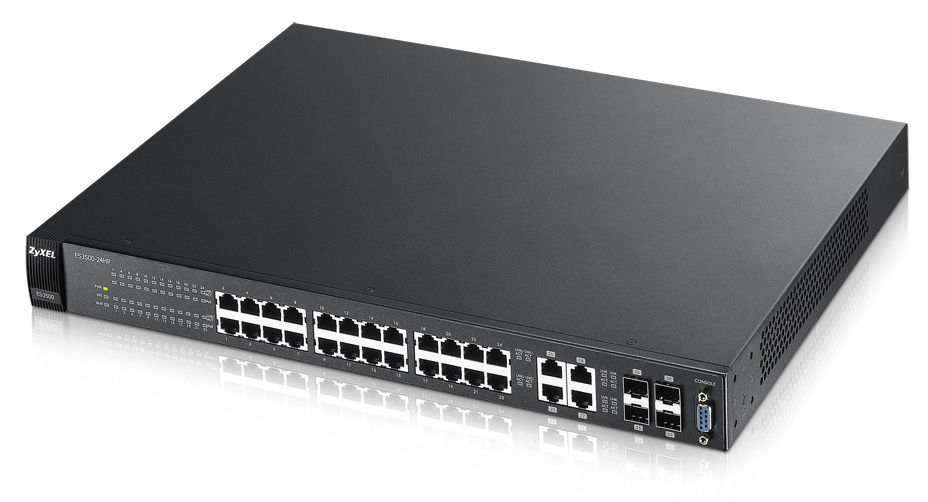 Zyxel PoE Switch Managed L2 Power over Ethernet (PoE) 1U Black