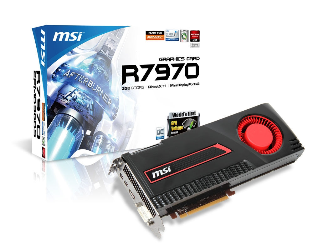 MSI 912-V277-001 graphics card AMD Radeon HD7970 3 GB GDDR5