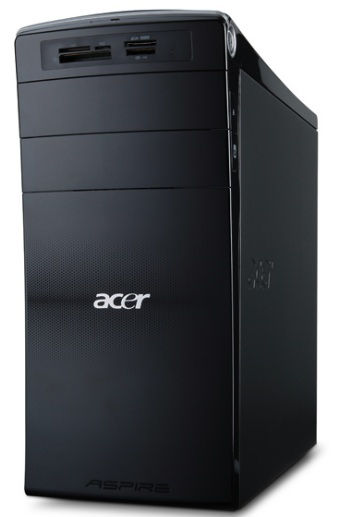 Acer Aspire 3970 Intel® Core™ i5 i5-2320 8 GB DDR3-SDRAM 1 TB AMD Radeon HD 7470 Windows 7 Home Premium Desktop PC Black