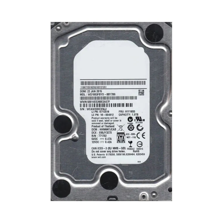 16-004912 - Lenovo 1TB 7200RPM SATA 3Gb/s 3.5-in Hard Drive