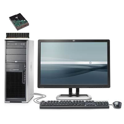 HP xw4600 Workstation + L2245w Monitor + 500GB HDD + 1GB Memory Bundle