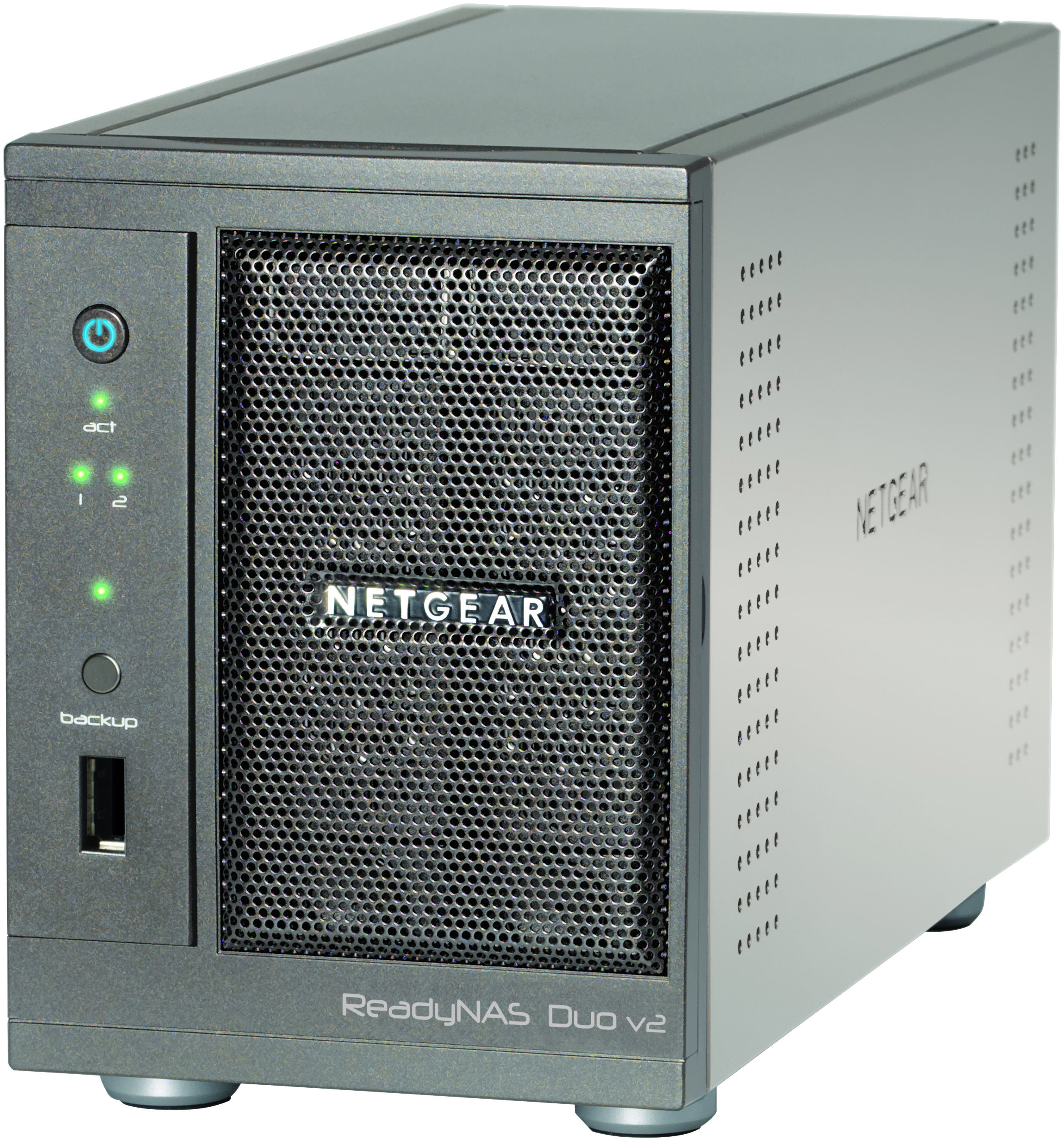 NETGEAR READYNAS DUO v2, 2TB Desktop Marvell 0.25 GB DDR Black
