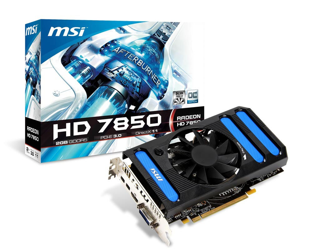MSI V273-055R graphics card AMD Radeon HD7850 2 GB GDDR5