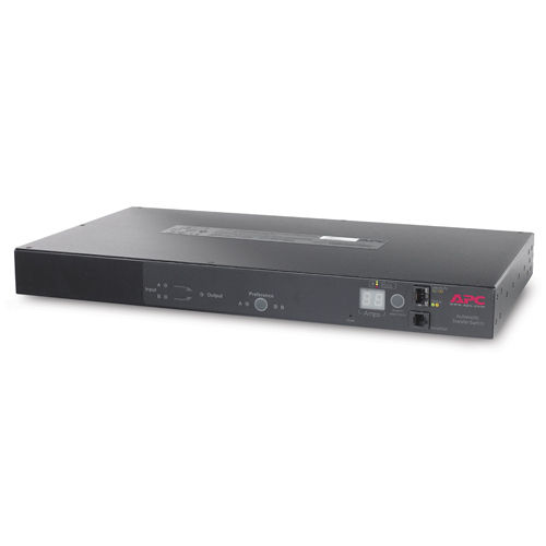 APC RACK ATS, 230V, 10A, C14 IN, (12) C13 OUT power distribution unit (PDU) 1U Black