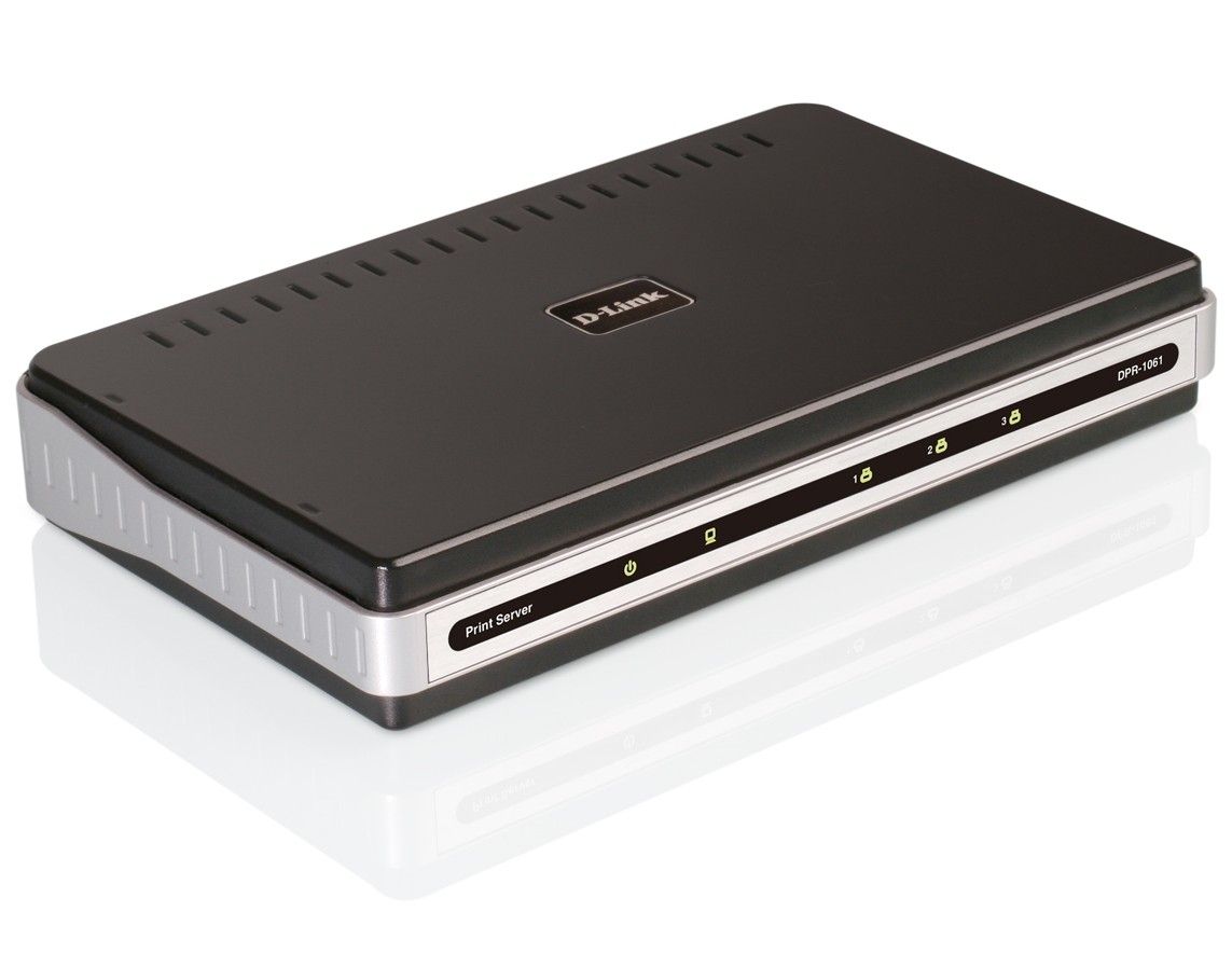 D-Link 3-Port print server Ethernet LAN