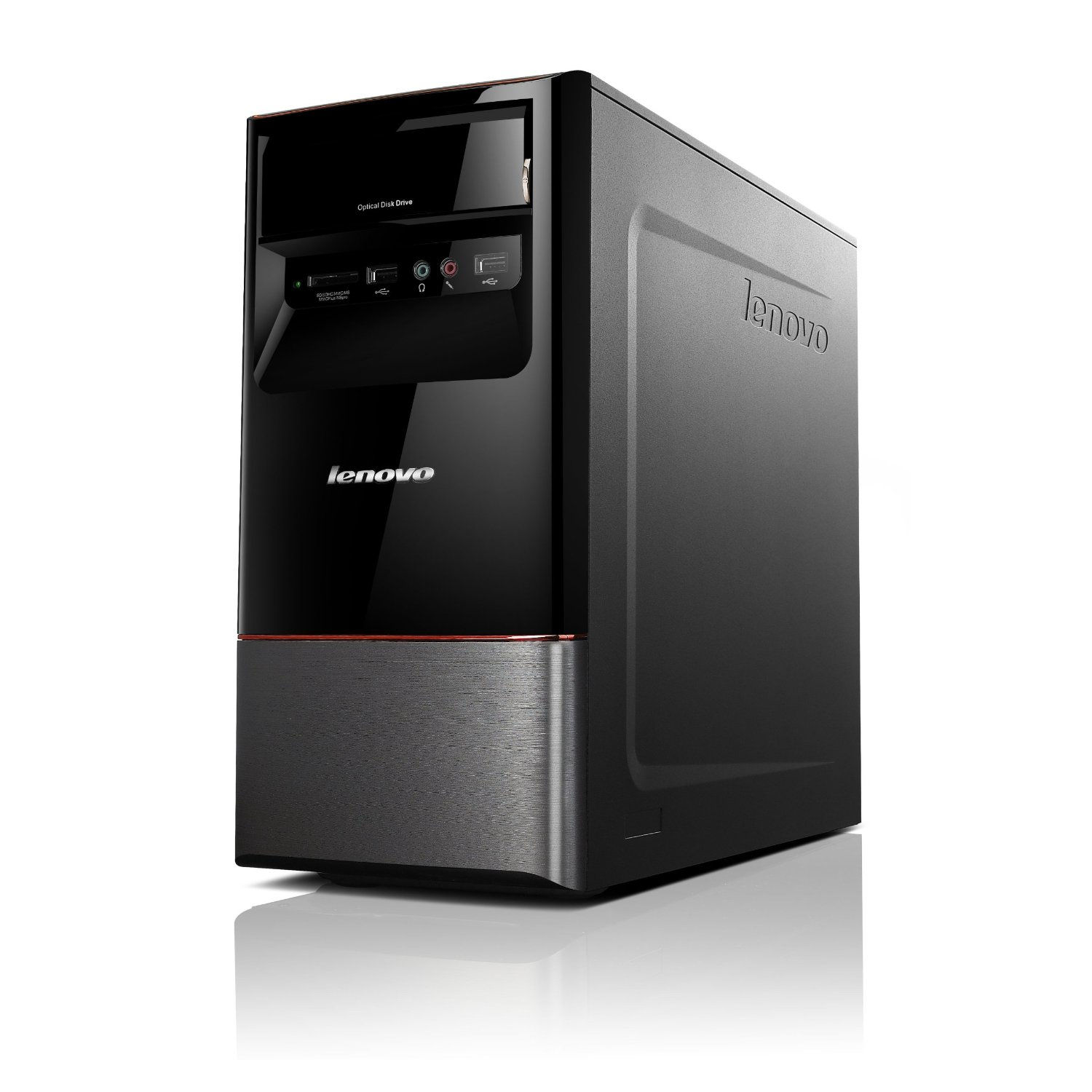 Lenovo Essential H430 Intel® Core™ i3 i3-2120 6 GB DDR3-SDRAM 2 TB Windows 7 Home Premium Desktop PC Black