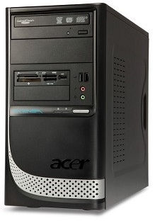 Acer Extensa E440 AMD Athlon II X2 260 2 GB DDR3-SDRAM 500 GB HDD AMD Radeon HD 4250 Windows 7 Professional Tower PC Black