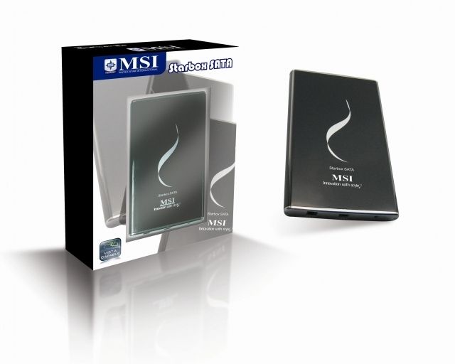 MSI StarBox SATA black 2.5" USB powered