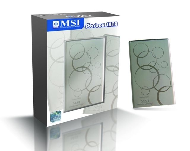 MSI StarBox SATA silver 2.5" USB powered