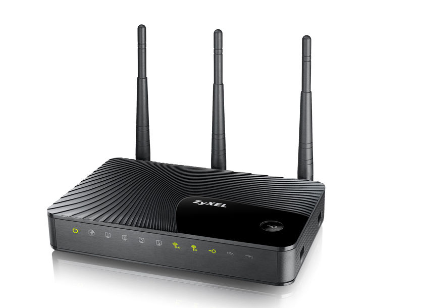 Zyxel NBG5615 wireless router Gigabit Ethernet Dual-band (2.4 GHz / 5 GHz) Black
