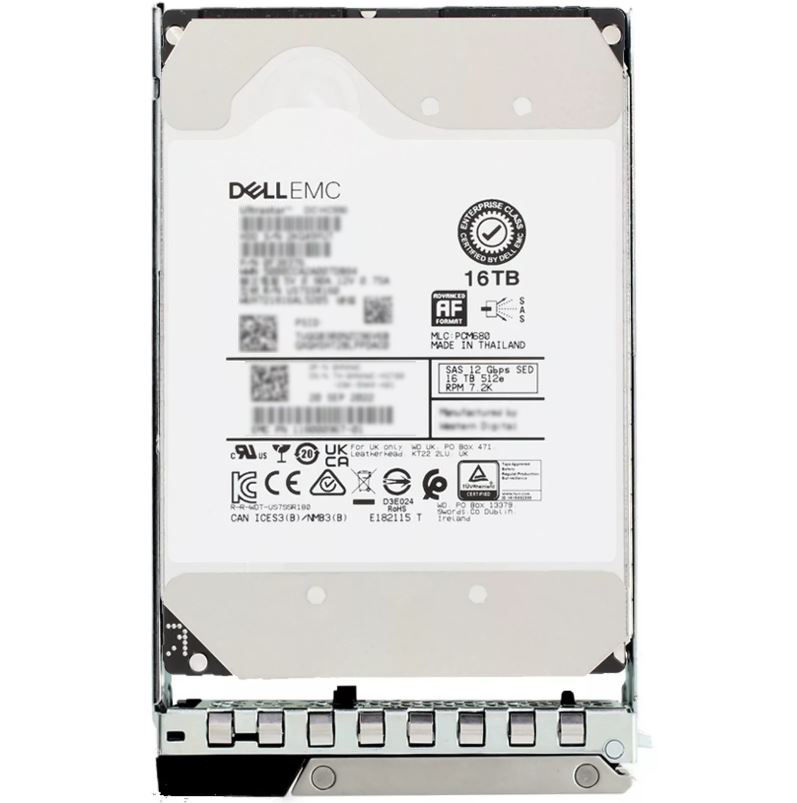 161-BBED - Dell 16TB 7200RPM SAS 3.5-Inch Hard Drive