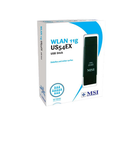 MSI US54EX WLAN 11G USB Stick 54 Mbit/s