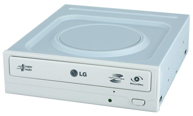 LG GH22LP20, White optical disc drive Internal
