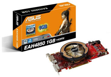 ASUS EAH4850/HTDI/512M graphics card GDDR3