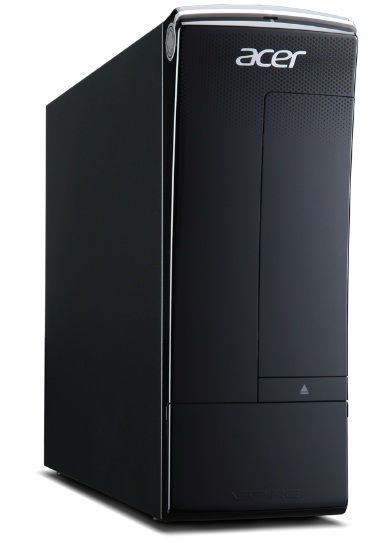 Acer Aspire 3995 Intel Pentium G G630 4 GB DDR3-SDRAM 1 TB HDD Windows 7 Home Premium SFF PC Black