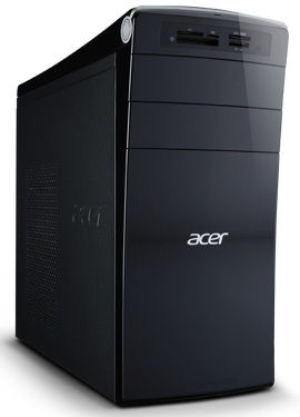 Acer Aspire 3985 Intel® Core™ i5 i5-2320 4 GB DDR3-SDRAM 500 GB HDD Windows 7 Home Premium Desktop PC Black