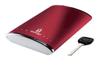 Iomega 160GB eGo Portable Hard Drive USB 2.0 external hard drive 5400 RPM Red