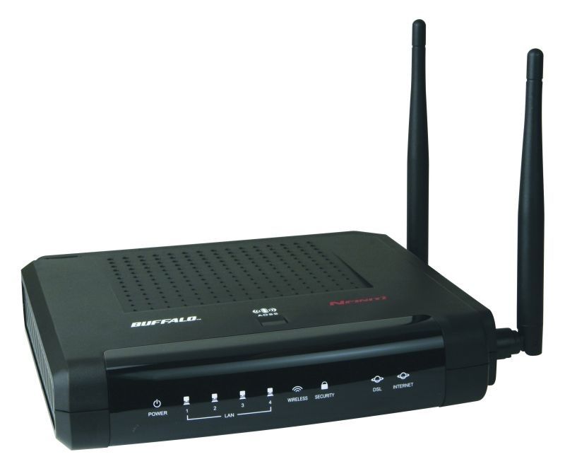 Buffalo WZR-AGL300HN wireless router Black